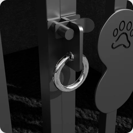 Secure dog crate locking system